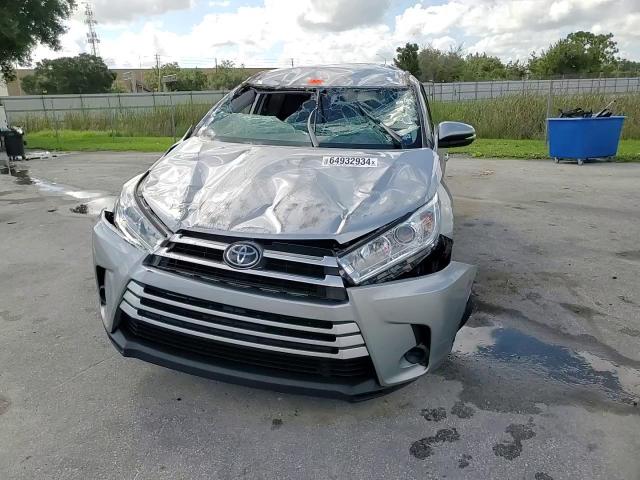 2019 Toyota Highlander Le VIN: 5TDZARFH3KS058819 Lot: 64932934
