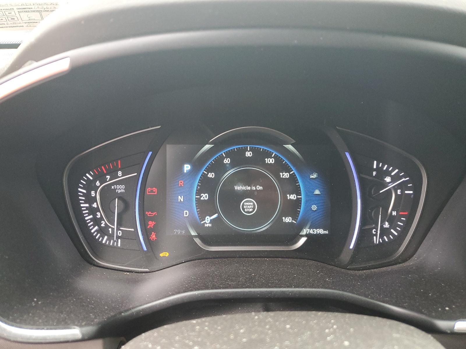 2019 Hyundai Santa Fe Sel vin: 5NMS3CAD1KH036799