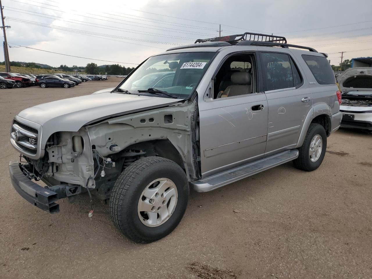 2001 Toyota Sequoia Limited VIN: 5TDZT38A21S023808 Lot: 61744204