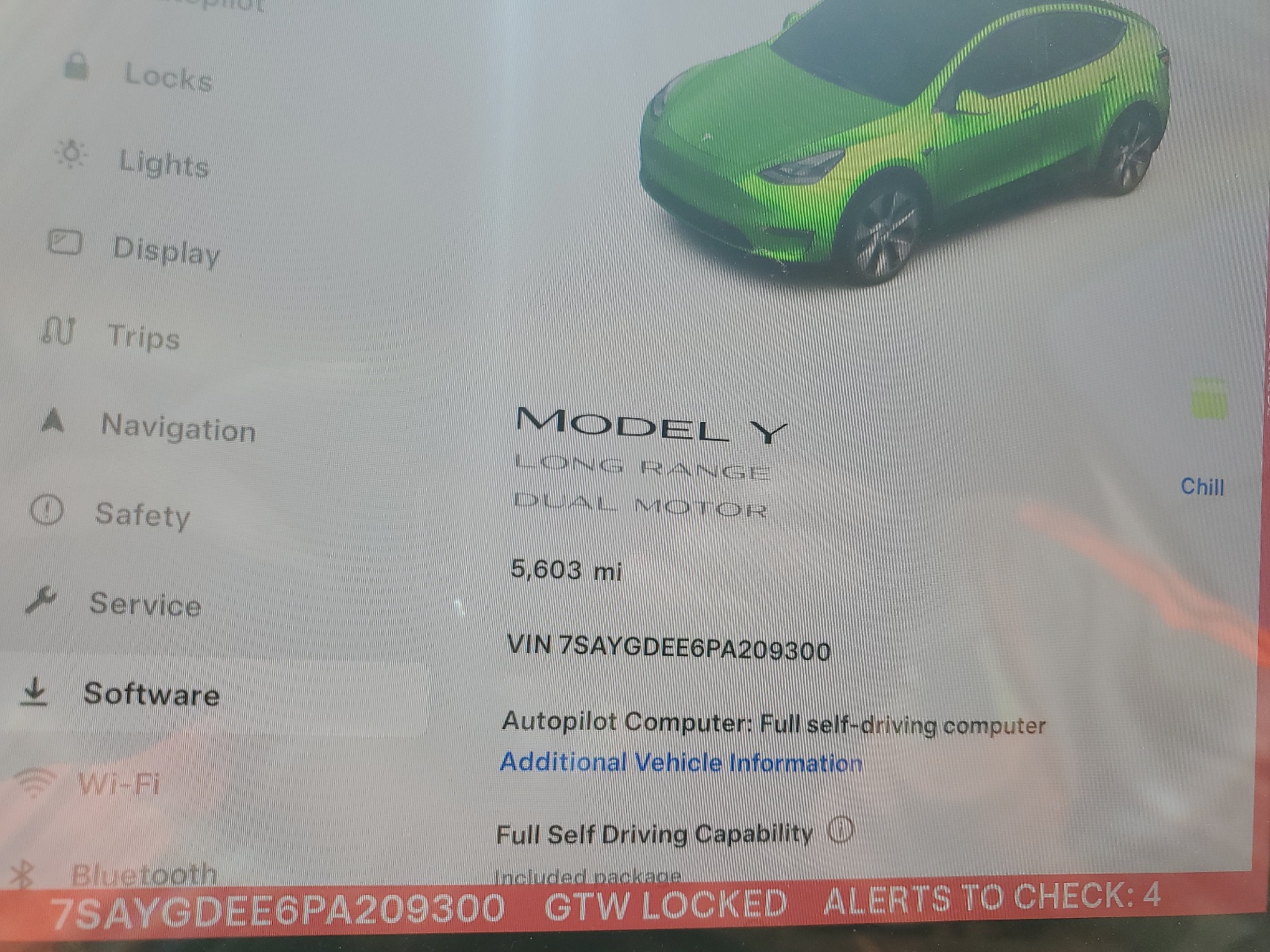 7SAYGDEE6PA209300 2023 Tesla Model Y