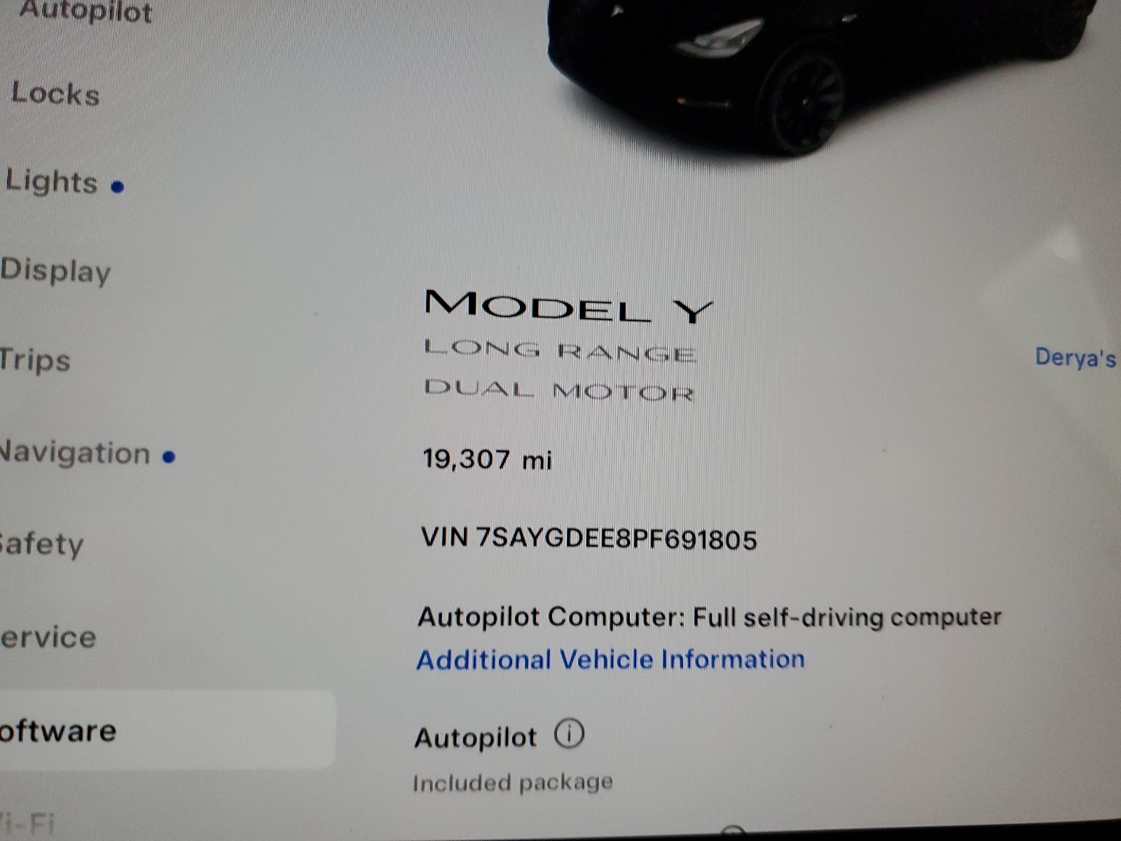 7SAYGDEE8PF691805 2023 Tesla Model Y