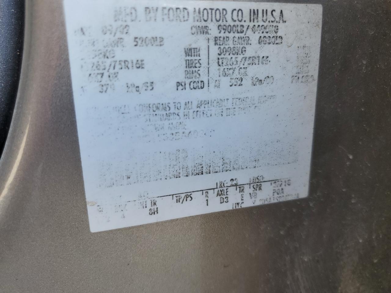 2003 Ford F350 Srw Super Duty VIN: 1FTSW31S33EA60242 Lot: 62573934