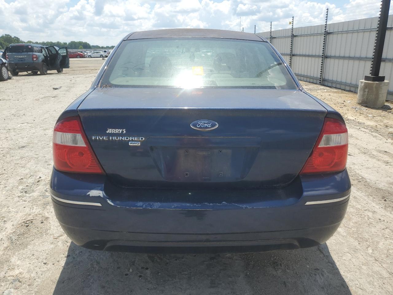 2006 Ford Five Hundred Se VIN: 1FAFP26146G116549 Lot: 62401774