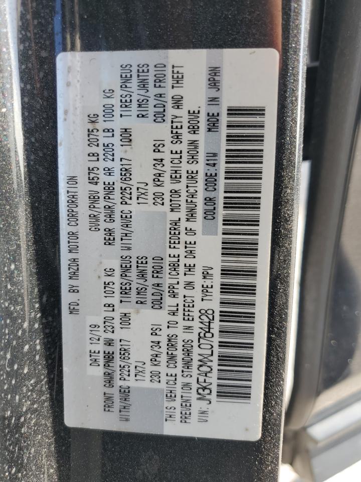 2020 Mazda Cx-5 Touring VIN: JM3KFACMXL0764428 Lot: 51217734