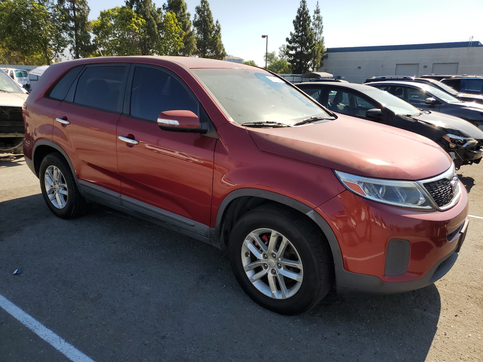 2014 Kia Sorento Lx vin: 5XYKT3A69EG460294