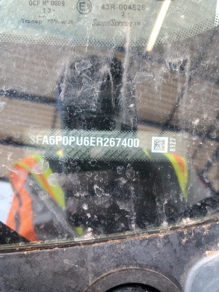 2014 Ford Fusion Se Phev VIN: 3FA6P0PU6ER267400 Lot: 61445844