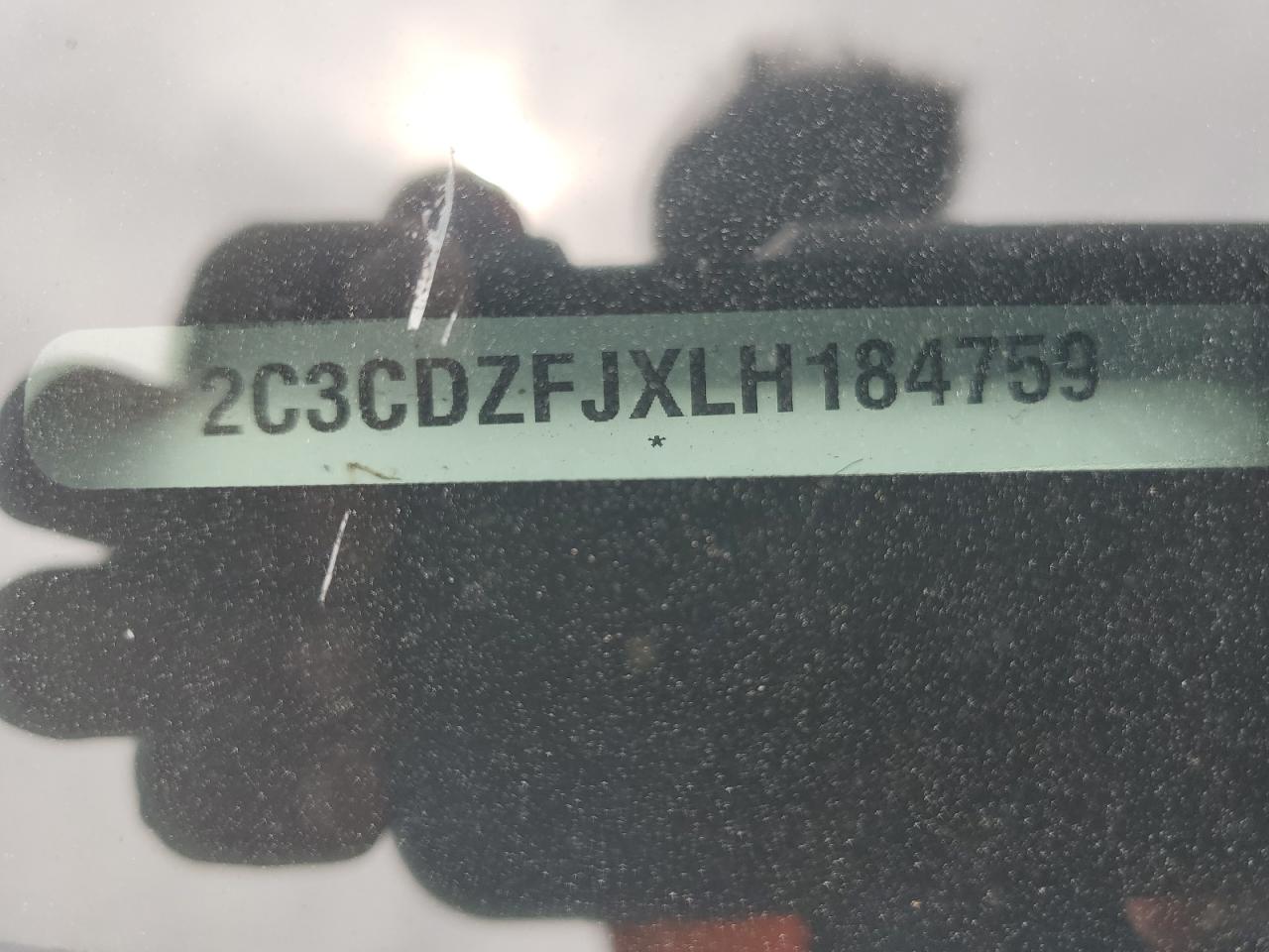 2C3CDZFJXLH184759 2020 Dodge Challenger R/T Scat Pack