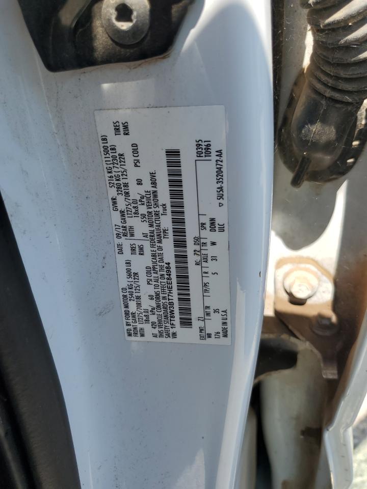 2017 Ford F350 Super Duty VIN: 1FT8W3BT7HEE84984 Lot: 61728004