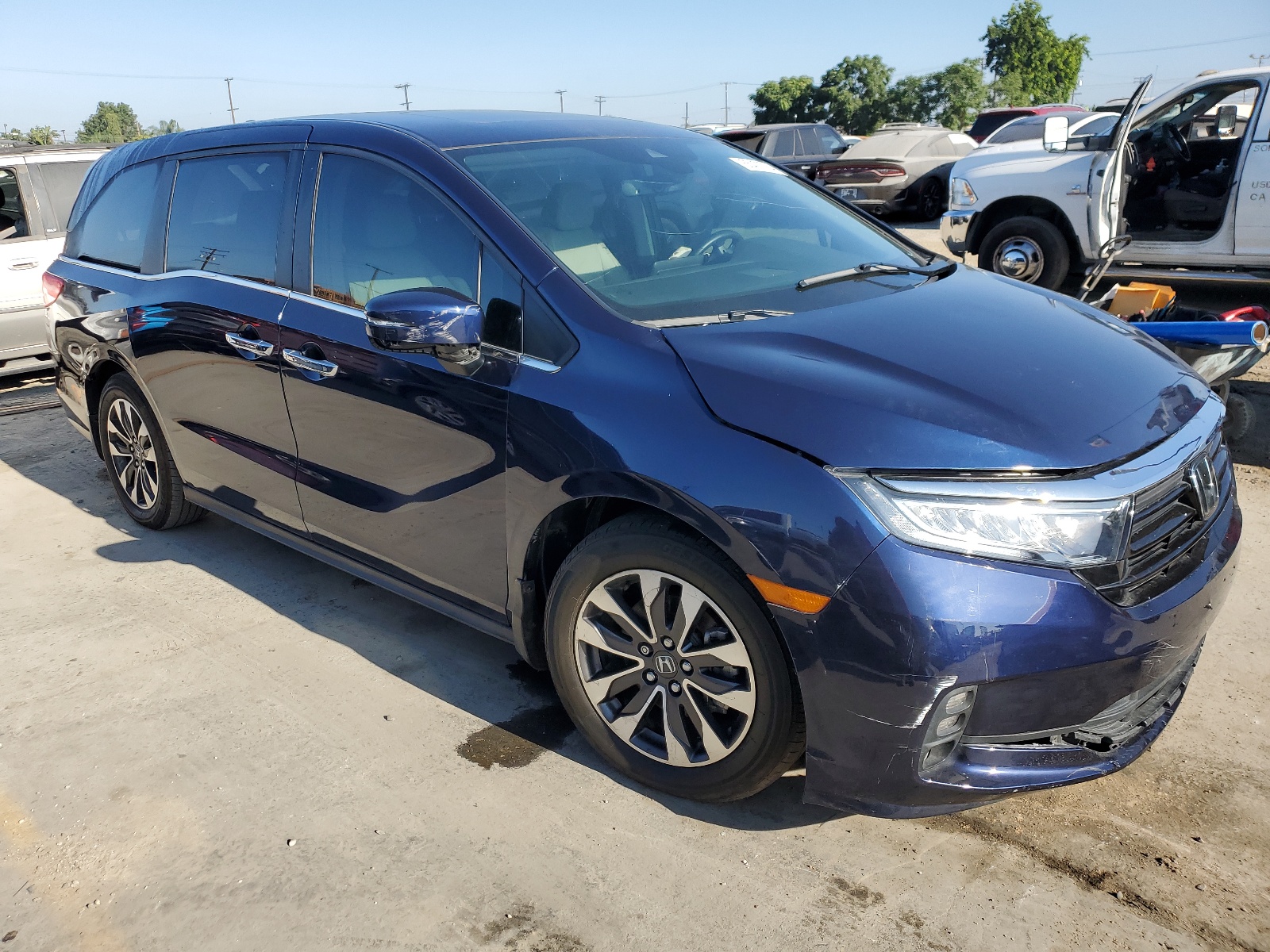 2022 Honda Odyssey Exl vin: 5FNRL6H75NB009661