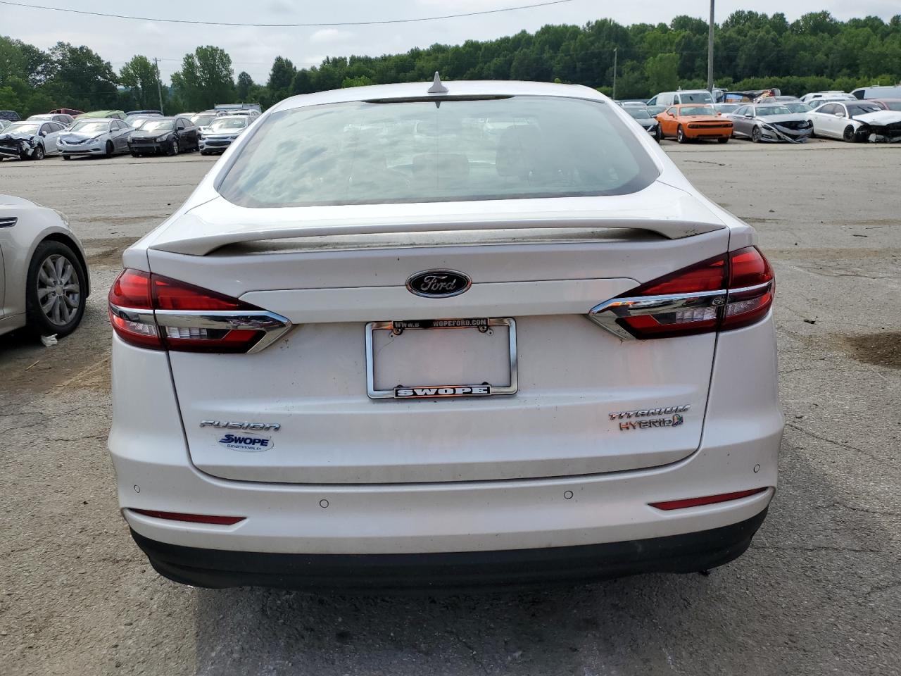 2019 Ford Fusion Titanium VIN: 3FA6P0RU6KR257443 Lot: 63434894