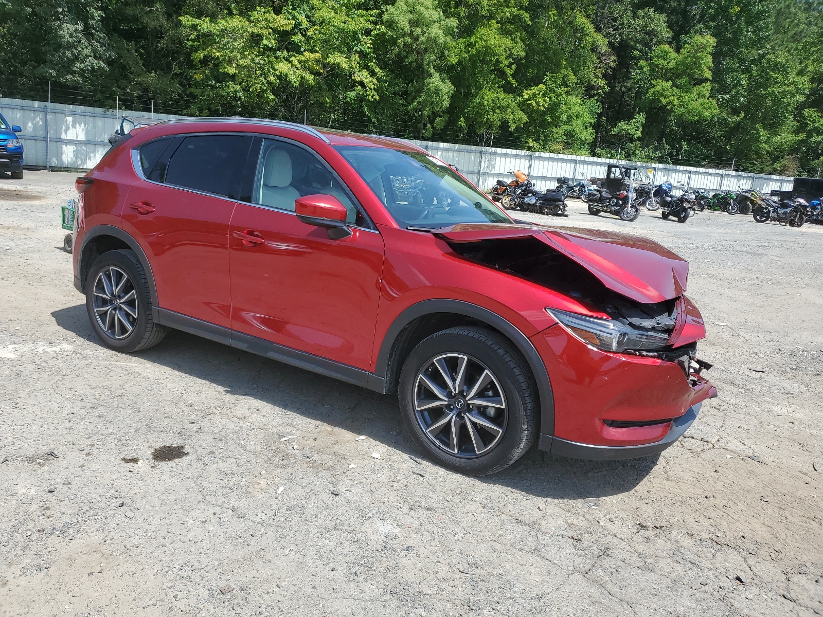 2017 Mazda Cx-5 Grand Touring vin: JM3KFADLXH0187607