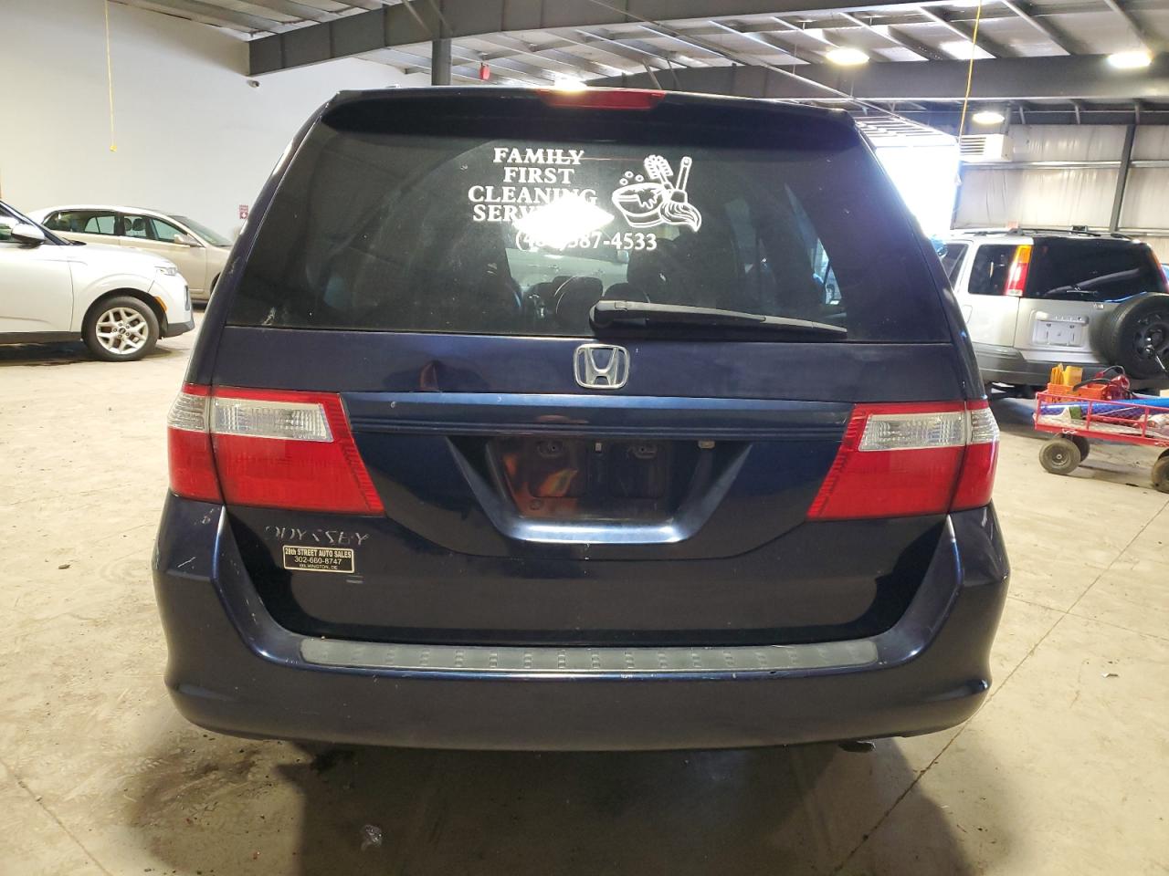 2007 Honda Odyssey Exl VIN: 5FNRL38727B122906 Lot: 61123904