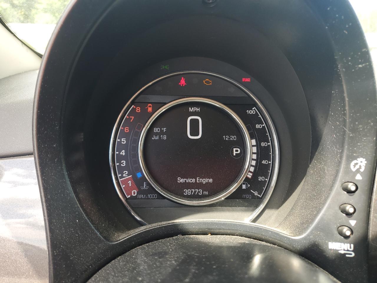 2018 Fiat 500 Lounge VIN: 3C3CFFEH7JT377592 Lot: 63964644