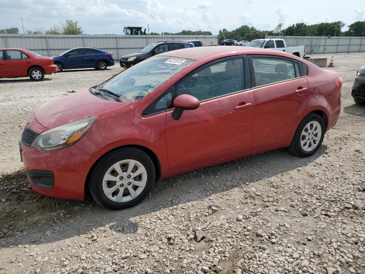 2013 Kia Rio Lx VIN: KNADM4A36D6265284 Lot: 64213574