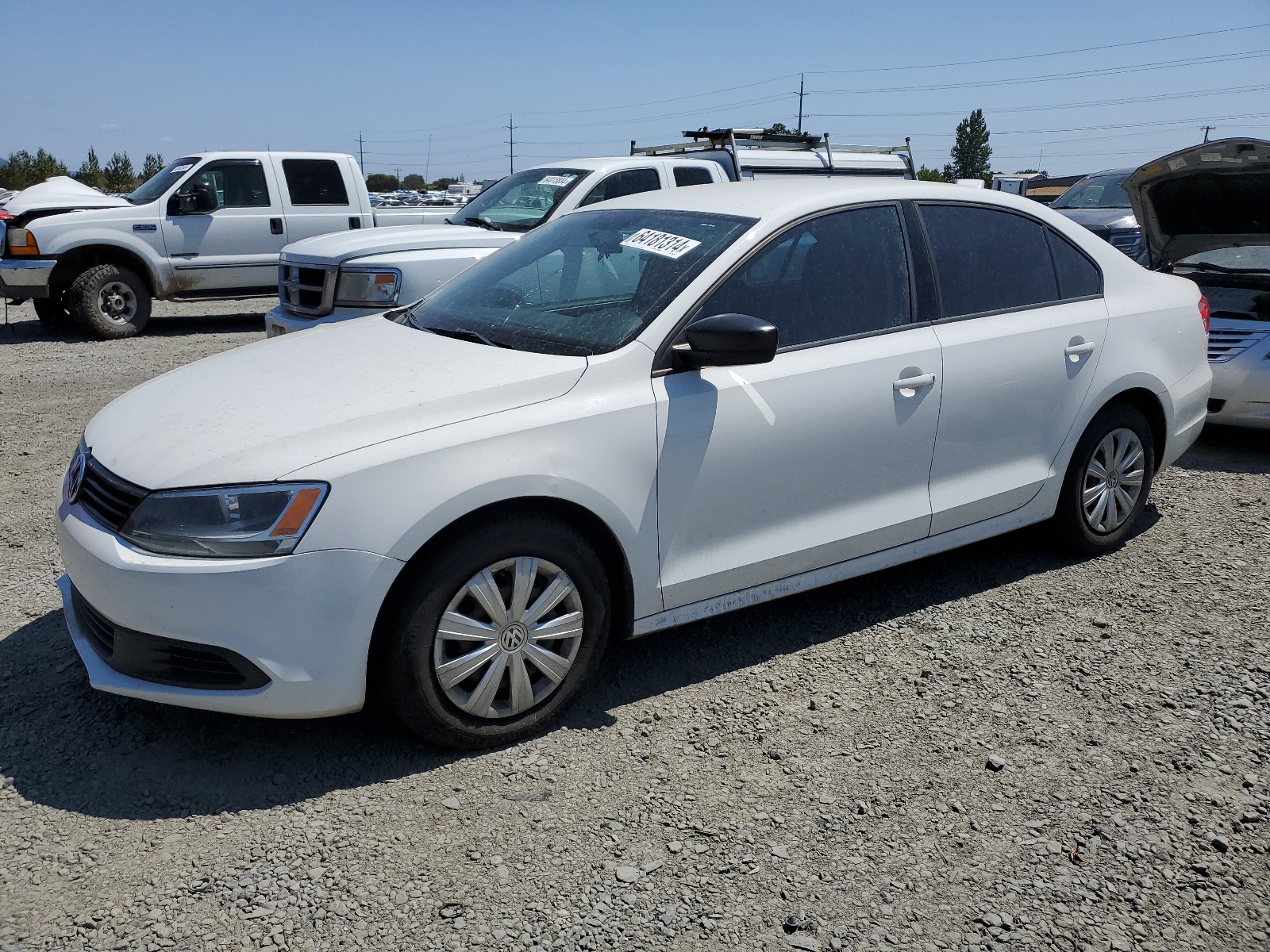 2014 Volkswagen Jetta Base vin: 3VW2K7AJ5EM384717