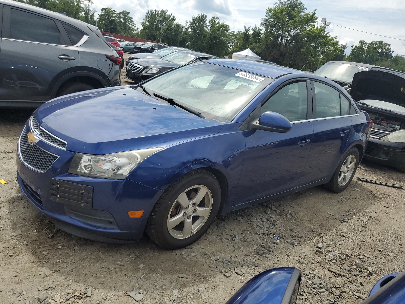 2013 Chevrolet Cruze Lt vin: 1G1PC5SB0D7103944