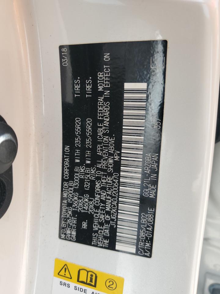 2018 Lexus Rx 350 L VIN: JTJGZKCA0J2006470 Lot: 63892414