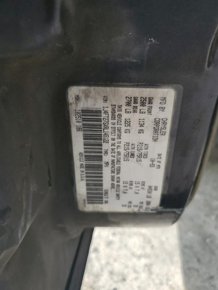 1994 Jeep Cherokee Se VIN: 1J4FT27SXRL145122 Lot: 64744304