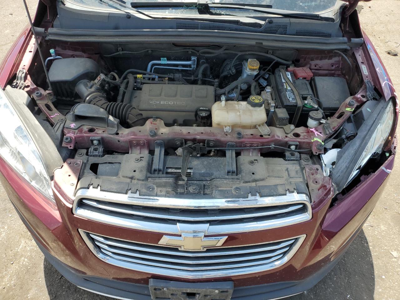 2016 Chevrolet Trax 1Lt VIN: 3GNCJLSB5GL222824 Lot: 62312834