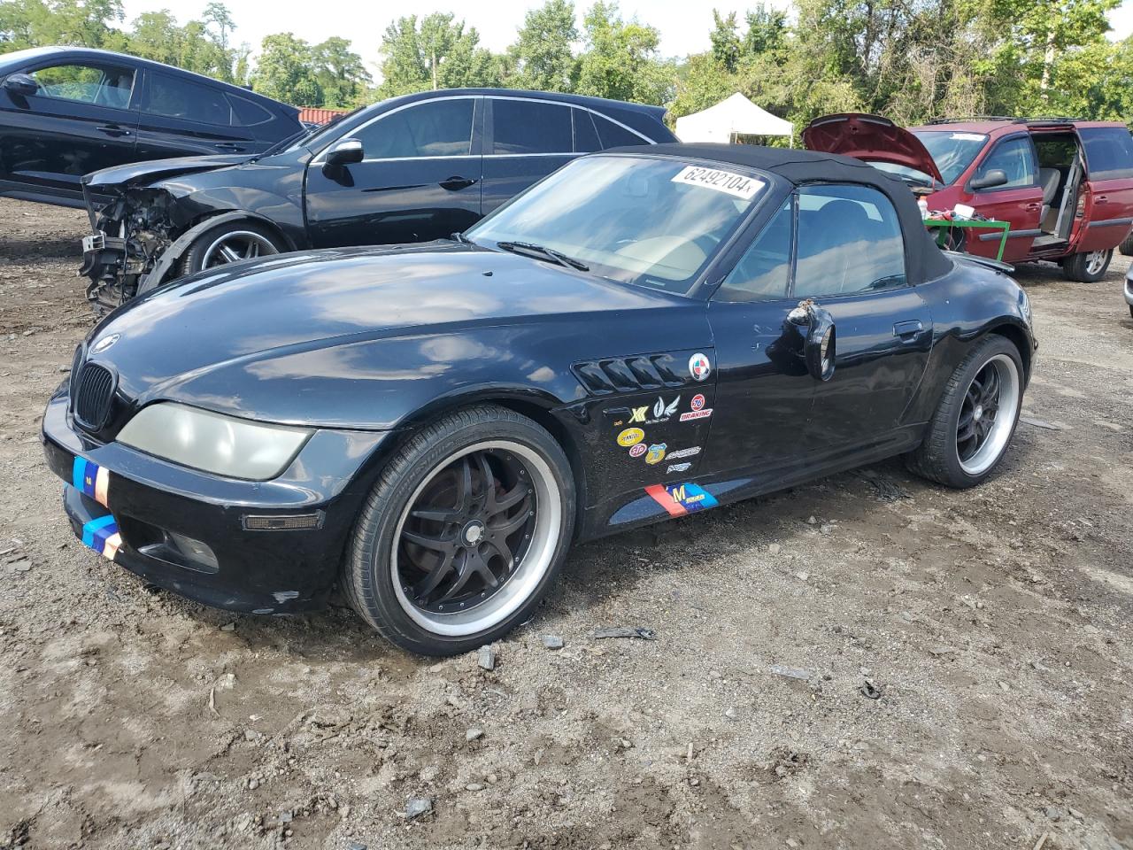 1996 BMW Z3 1.9 VIN: 4USCH7322TLB71330 Lot: 62492104