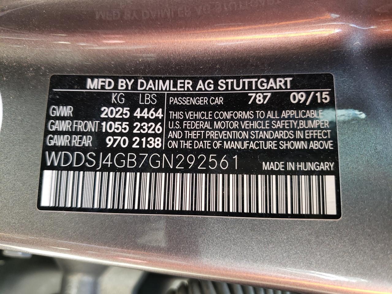 WDDSJ4GB7GN292561 2016 Mercedes-Benz Cla 250 4Matic