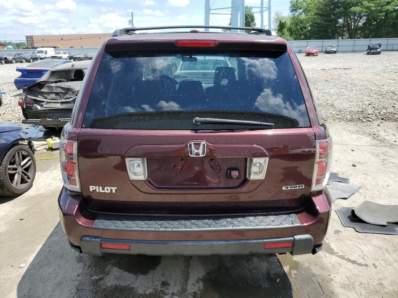 2008 Honda Pilot Exl VIN: 5FNYF18798B016610 Lot: 62505314