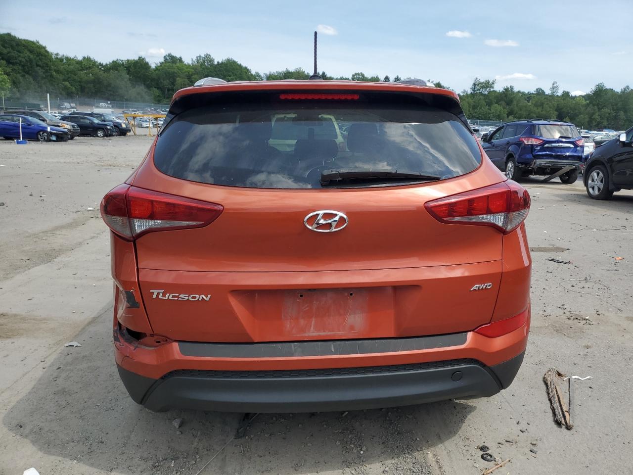 2017 Hyundai Tucson Limited VIN: KM8J3CA48HU386925 Lot: 61227454