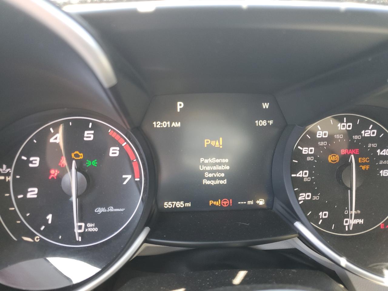 2019 Alfa Romeo Giulia Ti VIN: ZARFAMBN1K7620900 Lot: 62151264