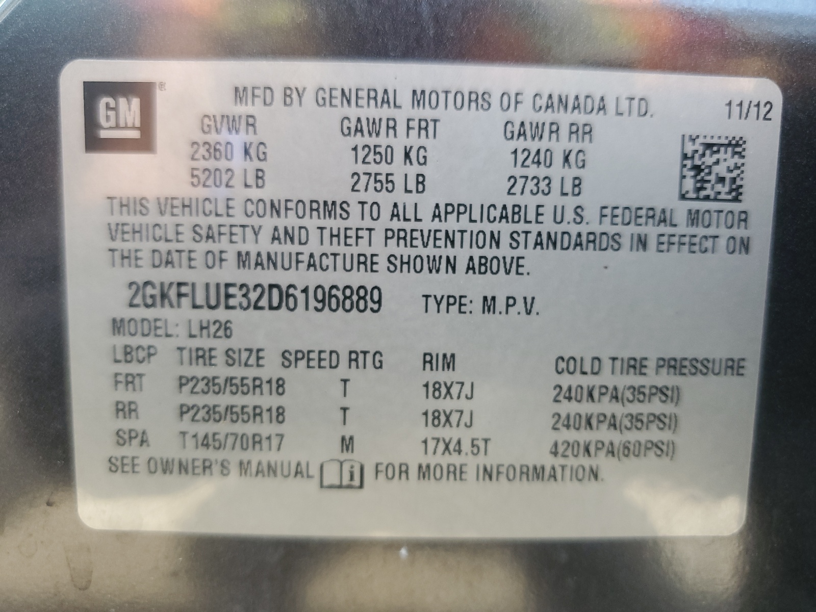 2013 GMC Terrain Slt vin: 2GKFLUE32D6196889