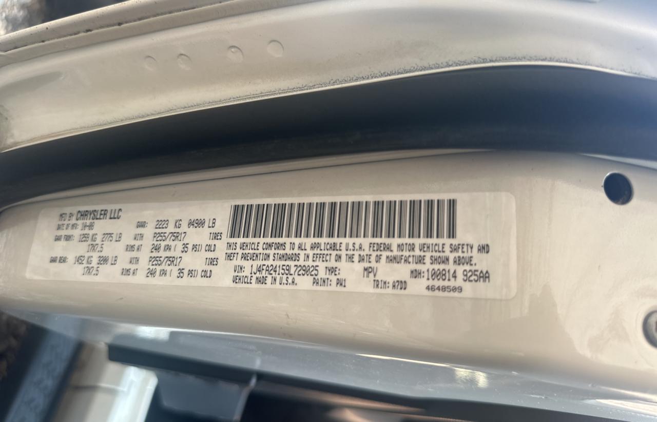 2009 Jeep Wrangler X VIN: 1J4FA24159L729025 Lot: 64074944