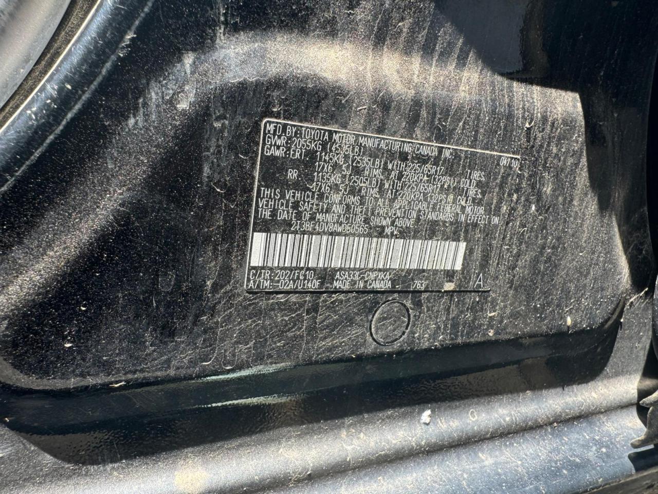 2010 Toyota Rav4 VIN: 2T3BF4DV8AW050565 Lot: 62054534