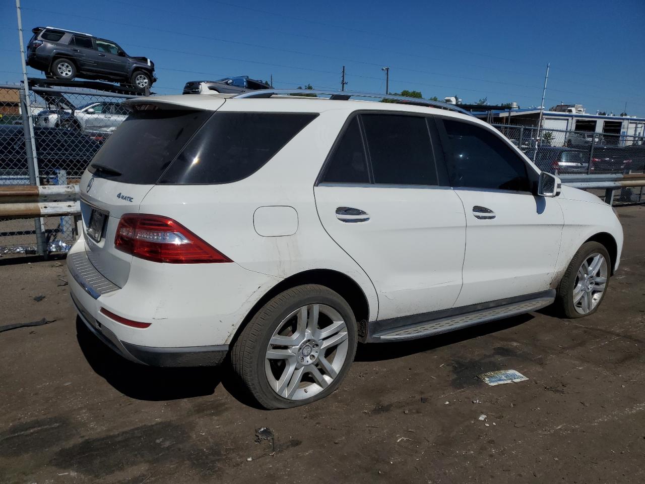 2014 Mercedes-Benz Ml 350 4Matic white suv gas 4JGDA5HB5EA365031 photo #4