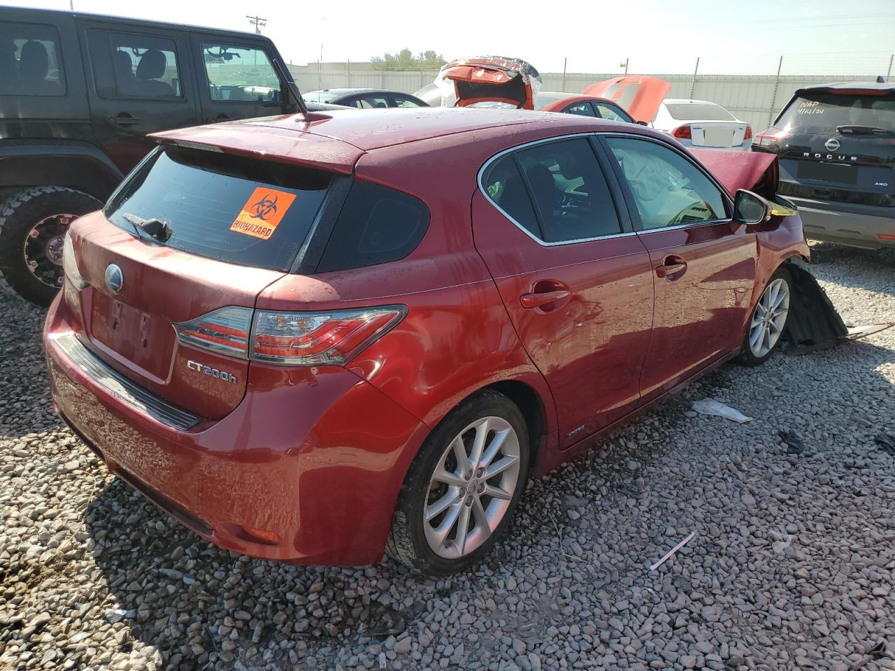 2012 Lexus Ct 200 vin: JTHKD5BH2C2102386