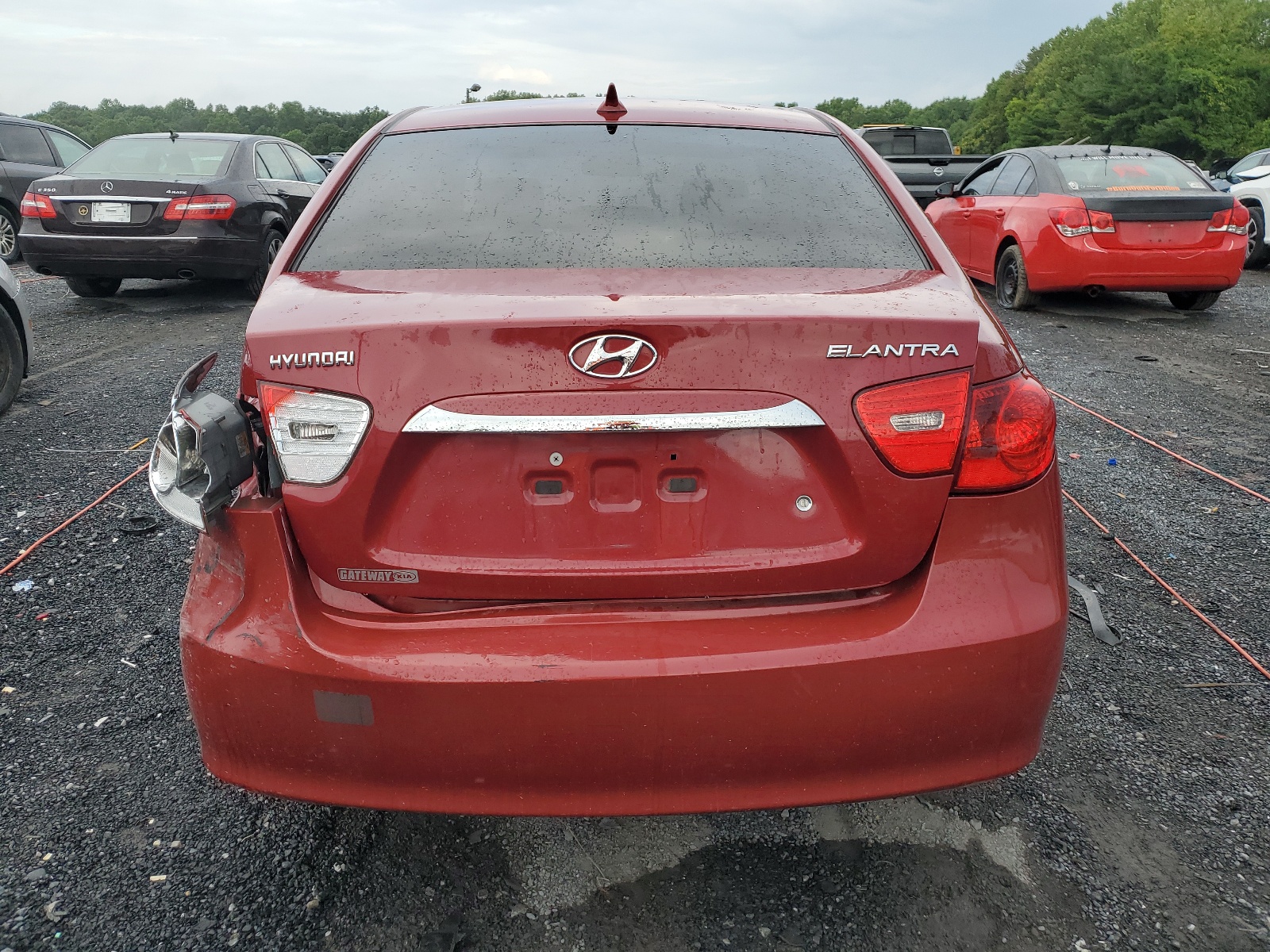 KMHDU4AD7AU905467 2010 Hyundai Elantra Blue