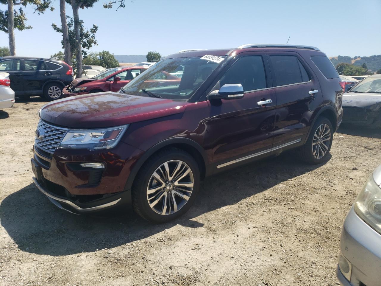 2019 Ford Explorer Platinum VIN: 1FM5K8HT4KGA90420 Lot: 64030574