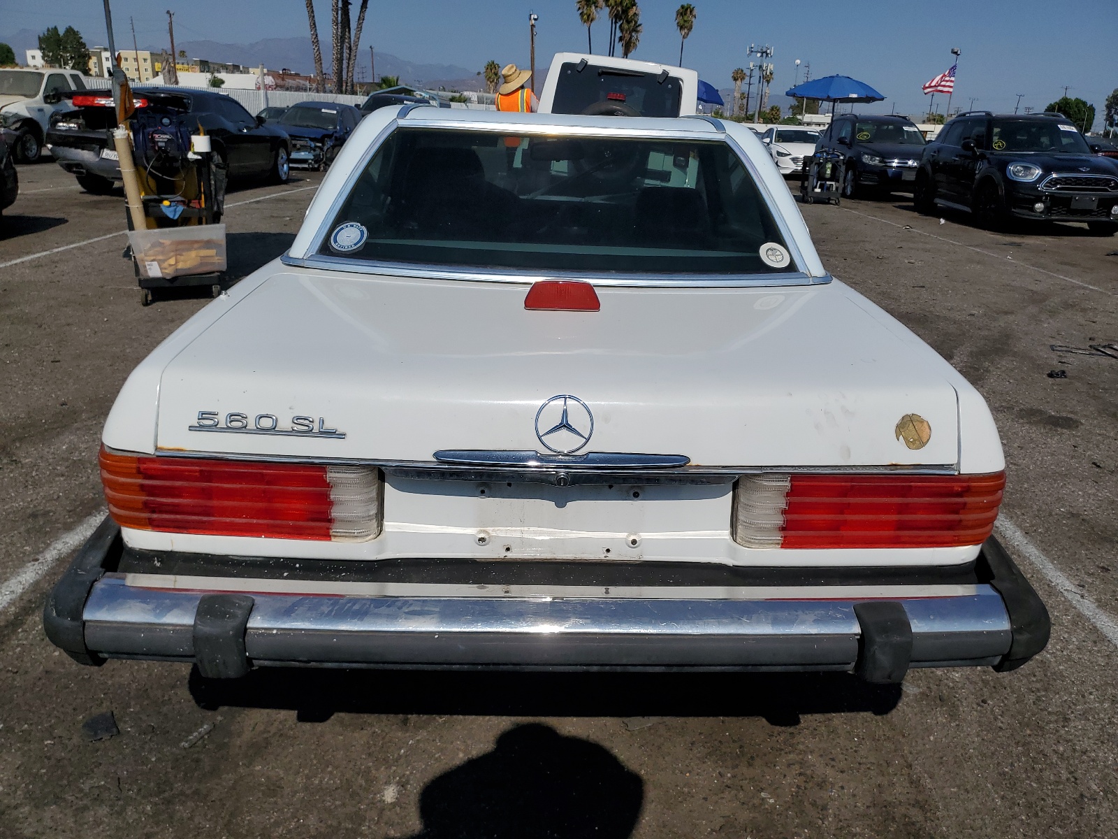 WDBBA48D0HA067593 1987 Mercedes-Benz 560 Sl