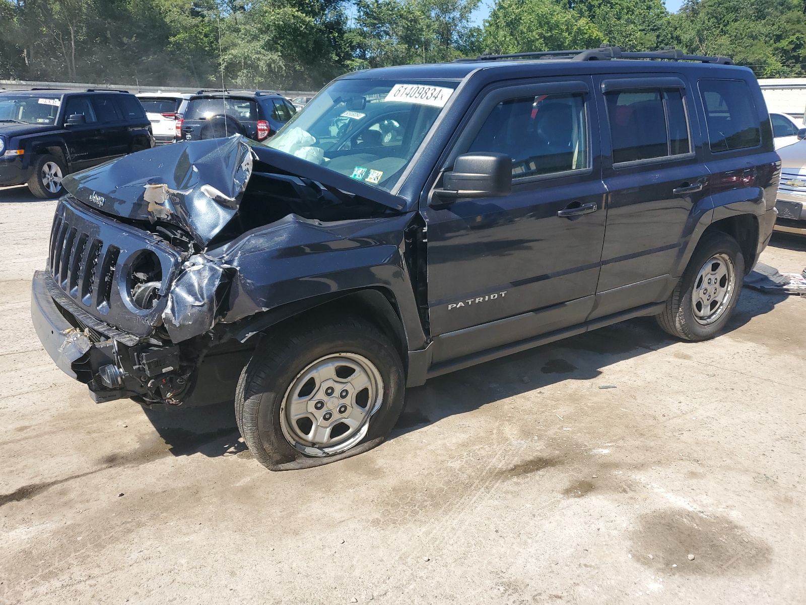 2014 Jeep Patriot Sport vin: 1C4NJRBB0ED924735