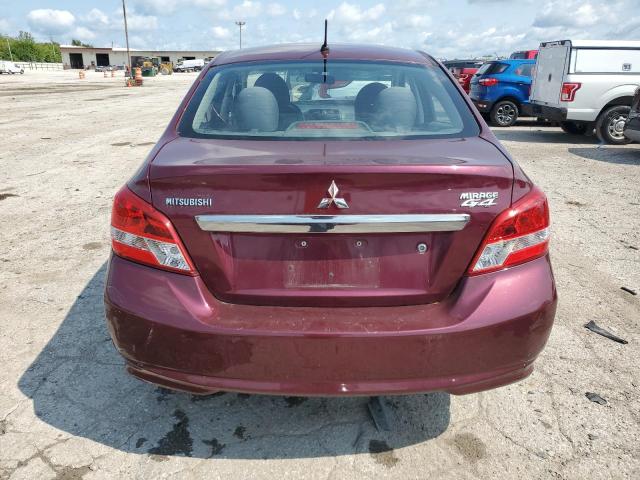  MITSUBISHI MIRAGE 2017 Czerwony