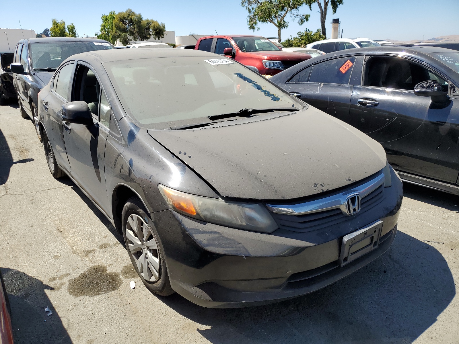 2012 Honda Civic Lx vin: 19XFB2F54CE037342