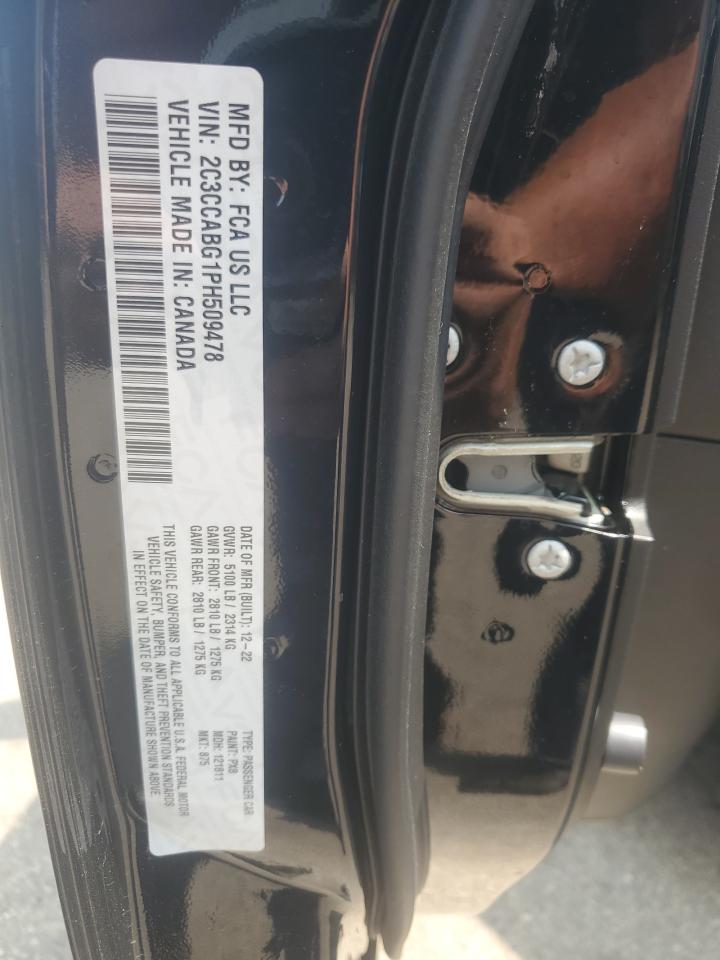 2023 Chrysler 300 S VIN: 2C3CCABG1PH509478 Lot: 64864144