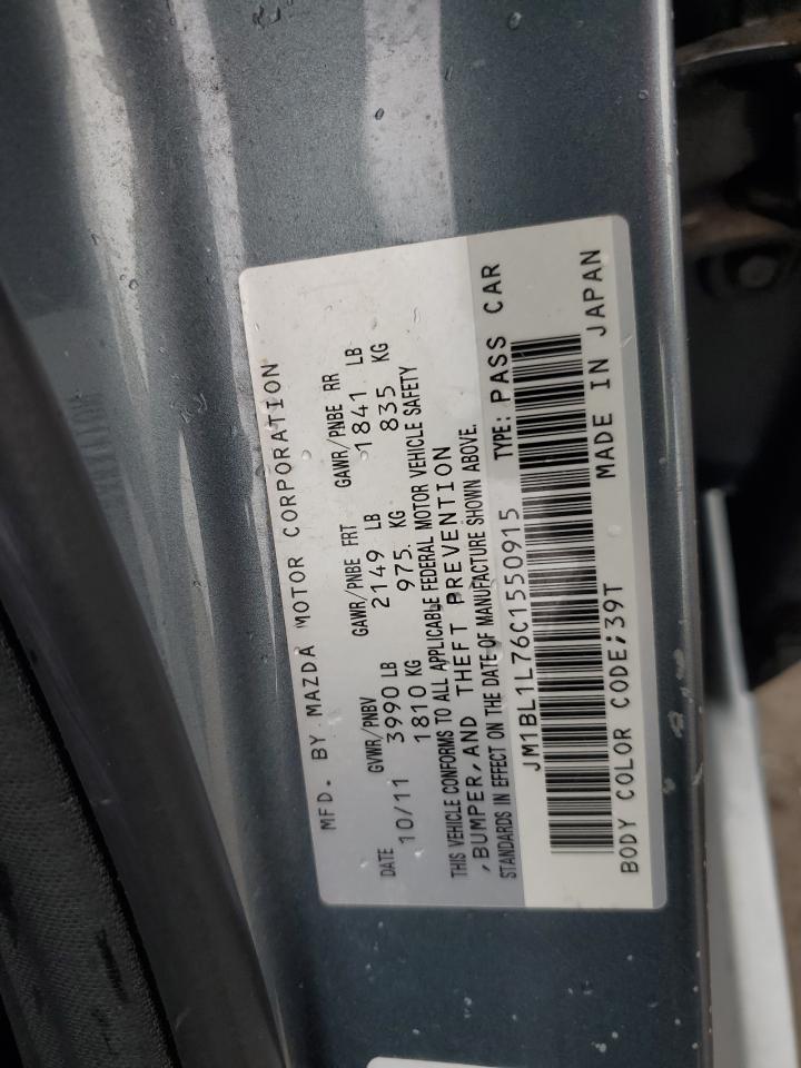 2012 Mazda 3 I VIN: JM1BL1L76C1550915 Lot: 63757144