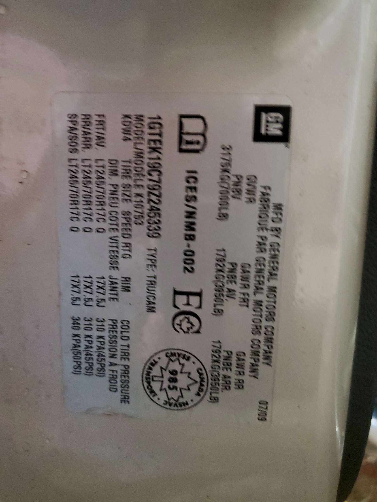 1GTEK19C79Z245339 2009 GMC Sierra K1500