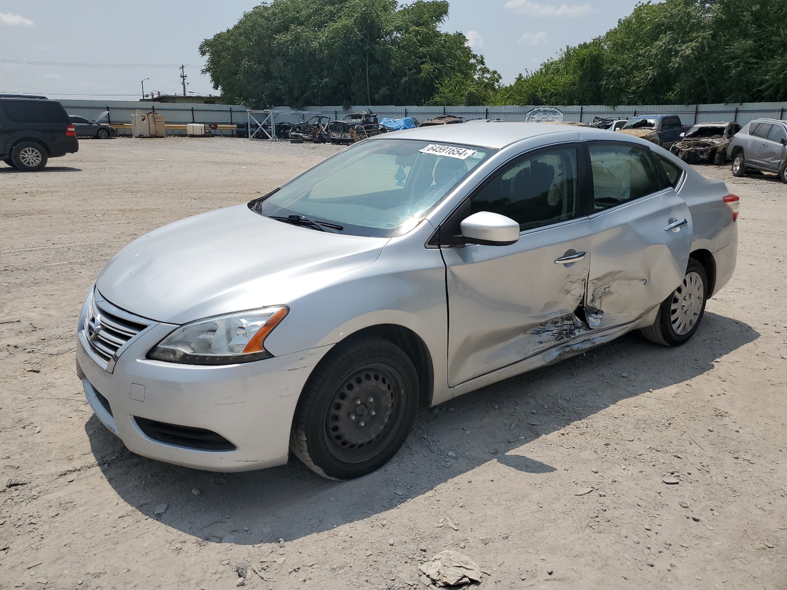 2014 Nissan Sentra S vin: 3N1AB7APXEY260540