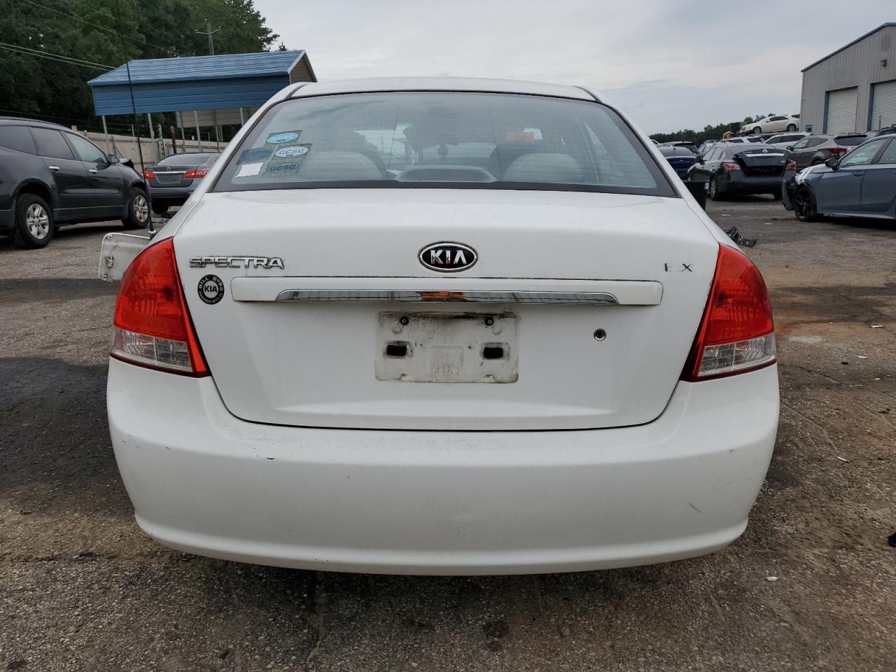 2007 Kia Spectra Ex VIN: KNAFE121275434227 Lot: 76355384