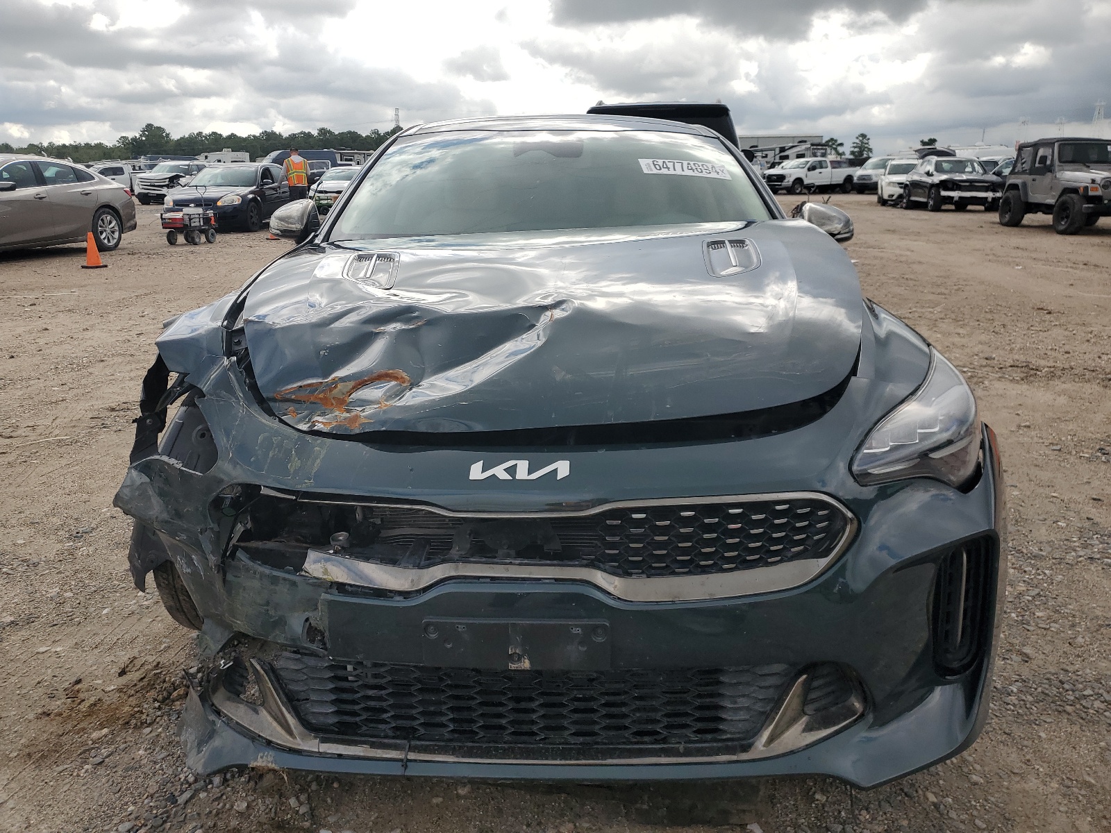 2022 Kia Stinger Gt Line vin: KNAE35LD6N6110657