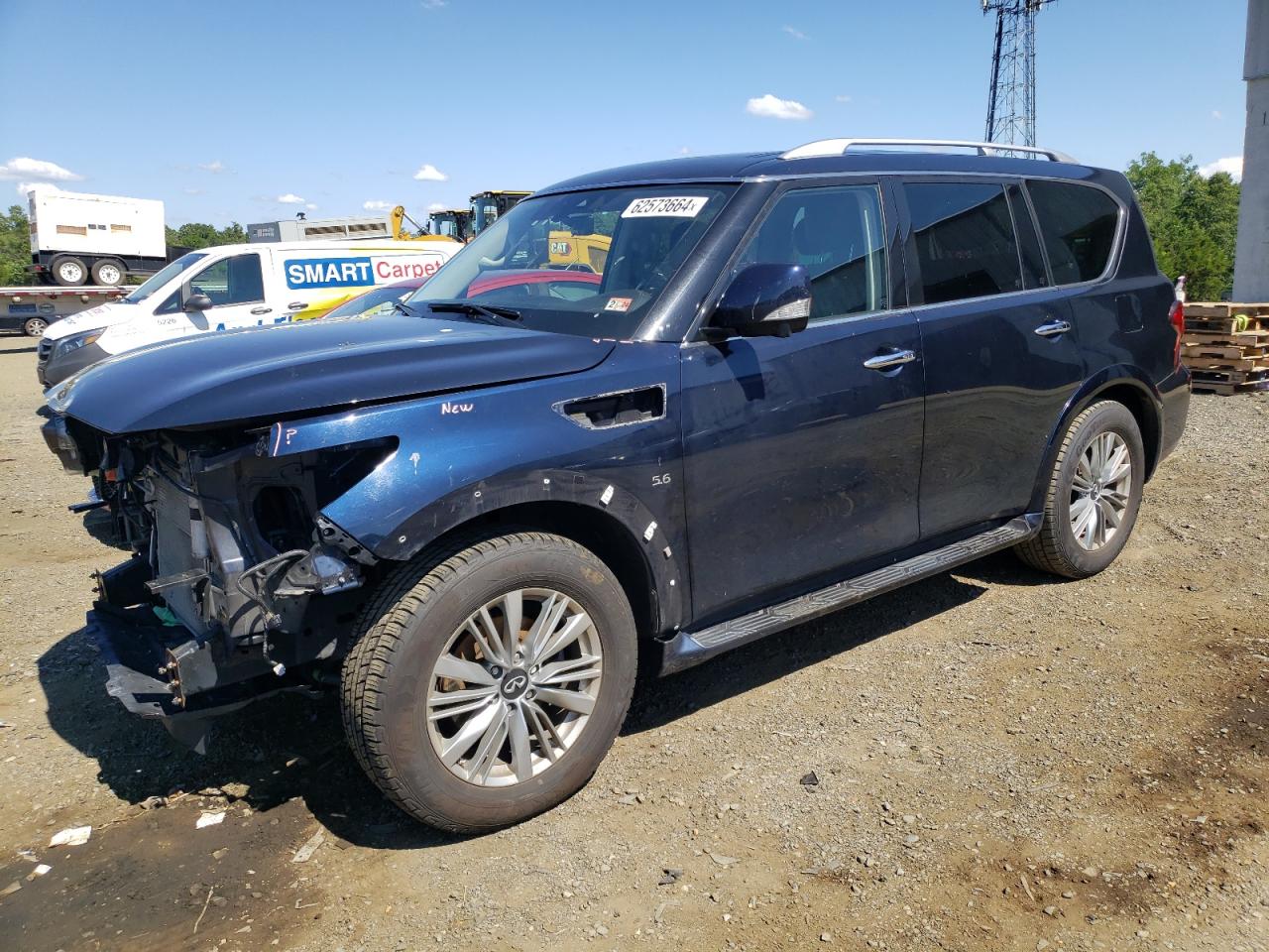 2020 Infiniti Qx80 Luxe VIN: JN8AZ2NF6L9702430 Lot: 62573664