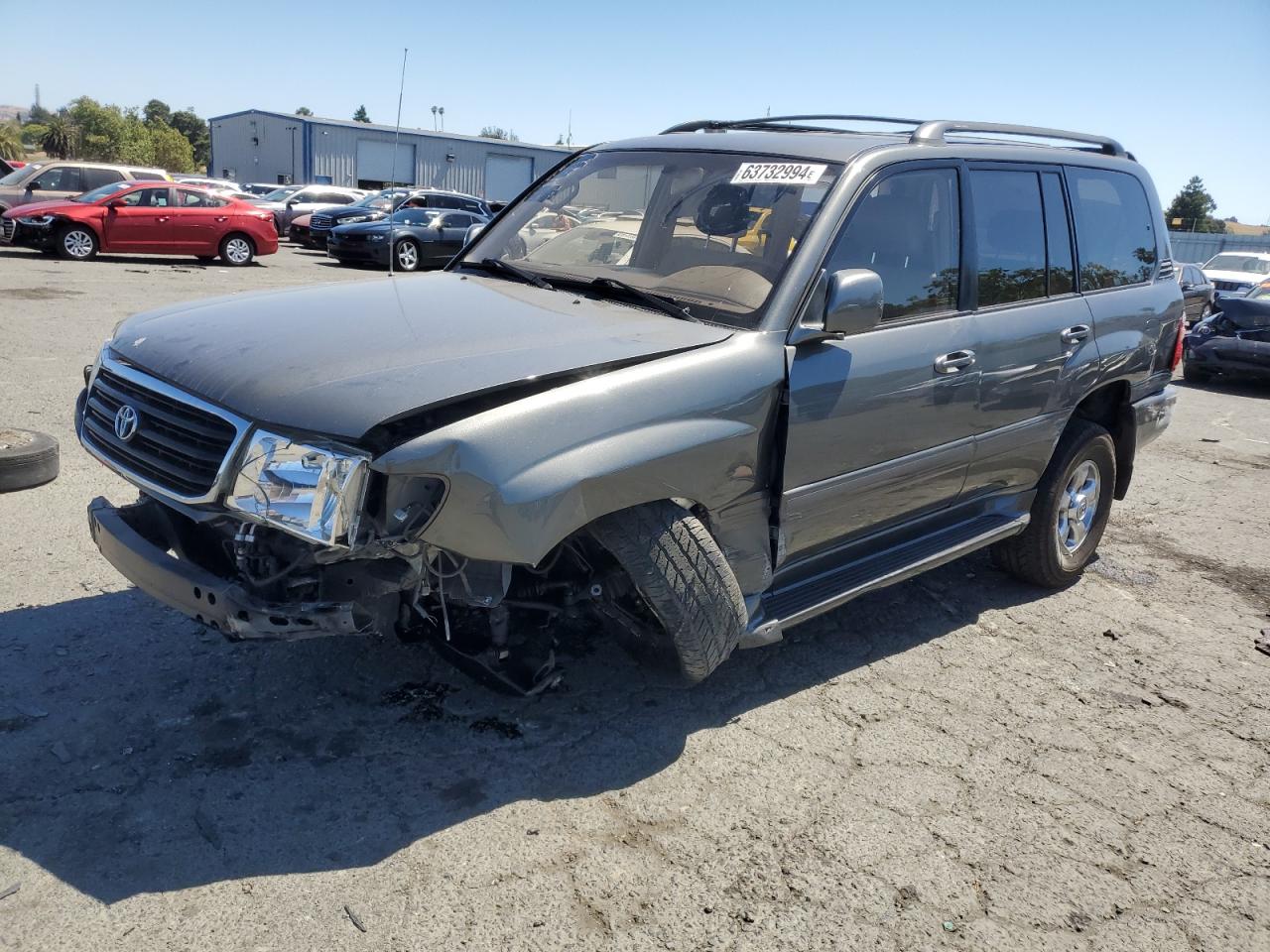 2001 Toyota Land Cruiser VIN: JTEHT05J412001522 Lot: 63732994