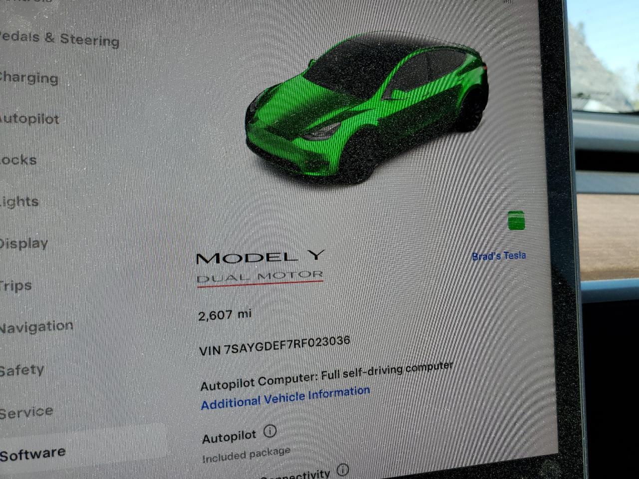 7SAYGDEF7RF023036 2024 Tesla Model Y