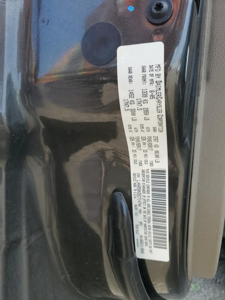 2005 Jeep Grand Cherokee Limited VIN: 1J4HR58N35C714744 Lot: 64607454