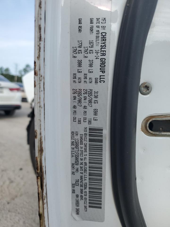 2015 Ram 1500 St VIN: 1C6RR6FT1FS500920 Lot: 61598554